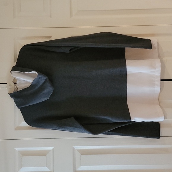 CALIA by Carrie Underwood women's size L long sleeve gray cowlneck top - Picture 6 of 12